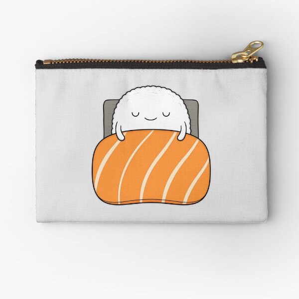Sleepy Sushi Bed Zipper Pouch