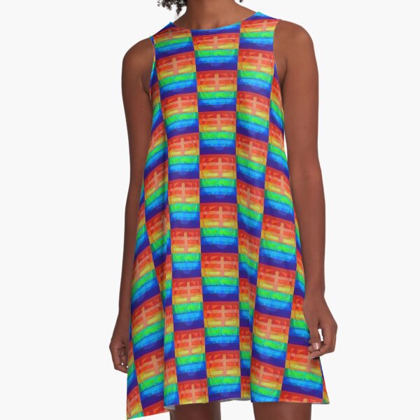 Hexagram 11: T'ai (Peace) A-Line Dress