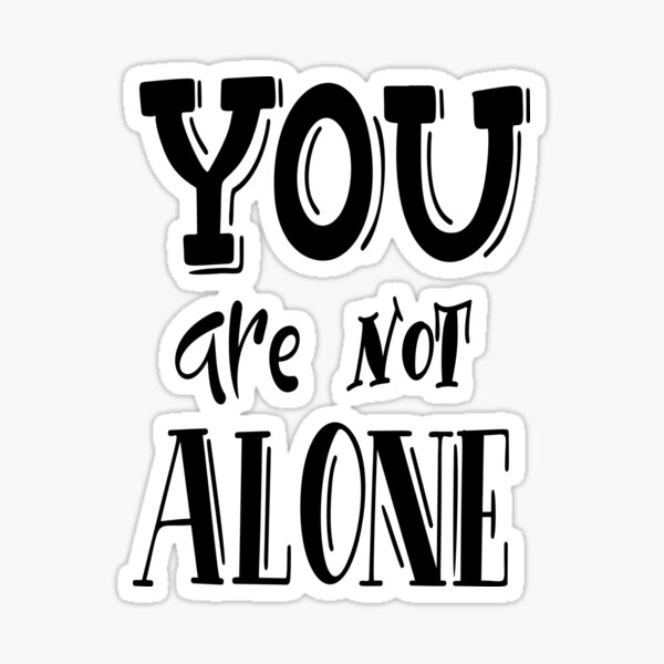 MICHAEL JACKSON - Vinyl Sticker - You Are Not Alone Lyrics Quote Face Image  Love