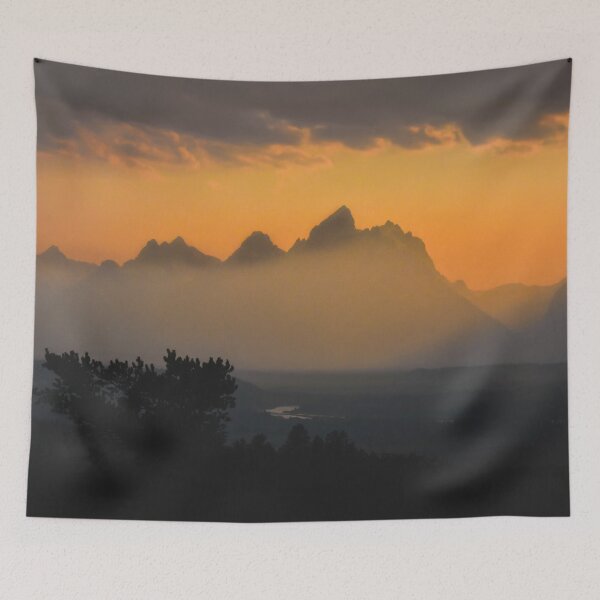 Item preview, Grand Teton Ridgeline Sunset designed and sold by mbarimo7.