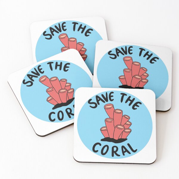 Item preview, Save the coral (red) designed and sold by kaylaloha.