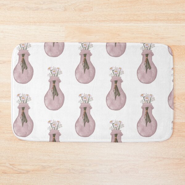 Item preview, aesthetic flowers in lightbulb designed and sold by madcott.