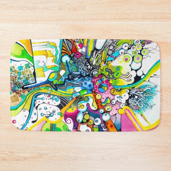Item preview, Tubes of Wonder - Abstract Watercolor + Pen Illustration designed and sold by jeffjag.