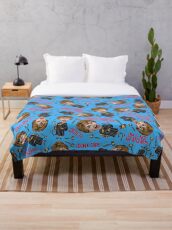 Judge Judy Print Throw Blanket