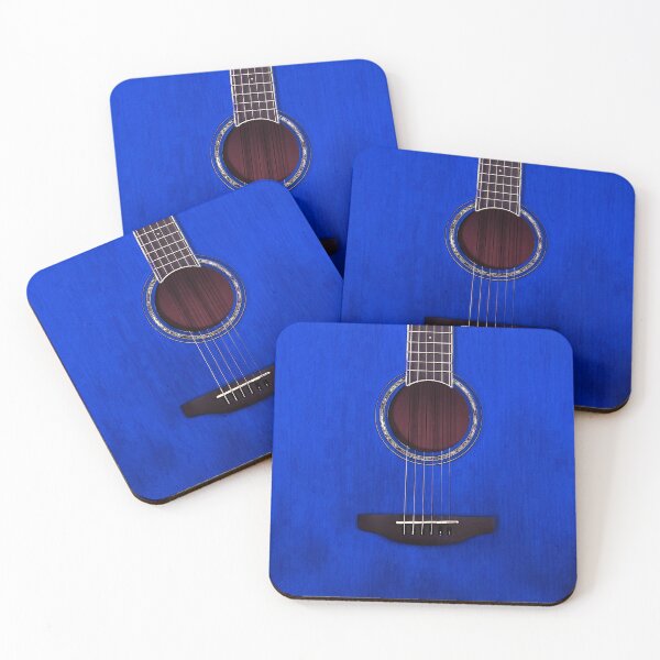Item preview, Blue Acoustic Guitar designed and sold by Mike Yin.