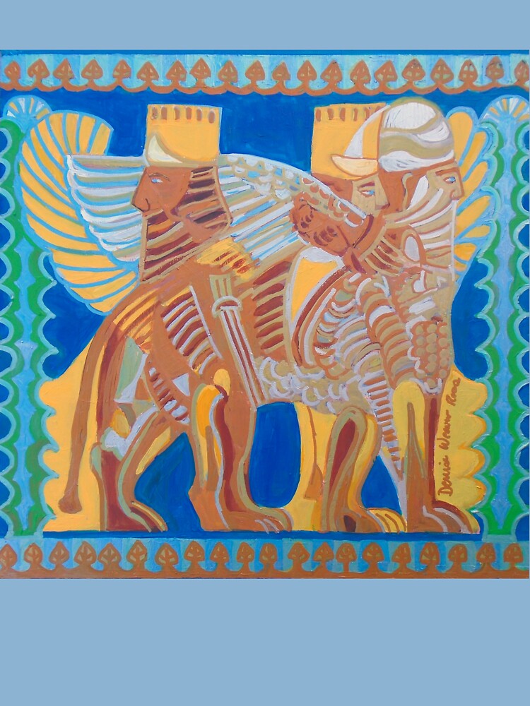 Thumbnail 2 of 2, Baby One-Piece, Lamassu designed and sold by Denise Weaver Ross.