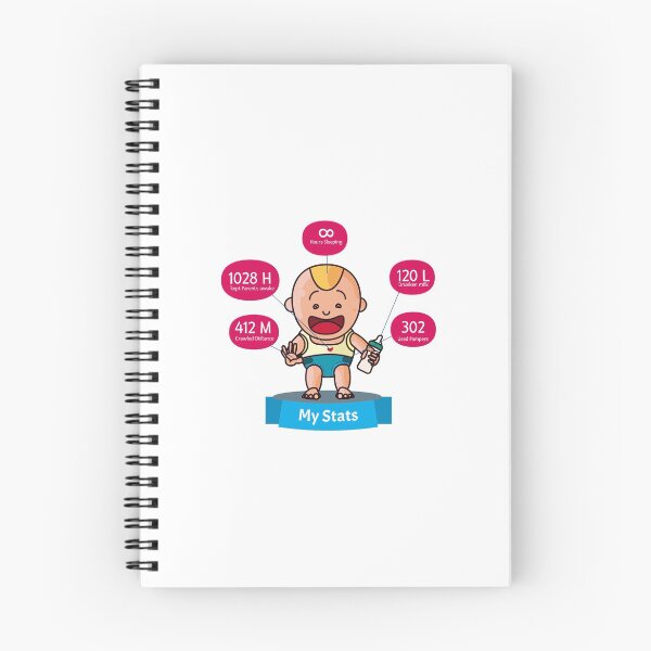 Item preview, Baby Stats Baby Body Longarm Stickers 09630 designed and sold by HustleChicken.