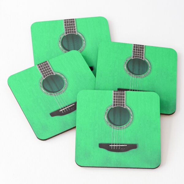 Item preview, Green Acoustic Guitar designed and sold by Mike Yin.