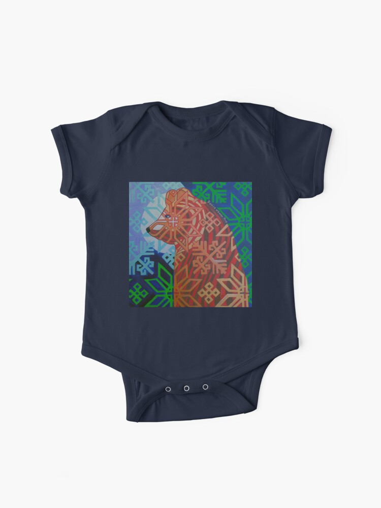 Thumbnail 1 of 2, Baby One-Piece, Otso in the Moonlight designed and sold by Denise Weaver Ross.