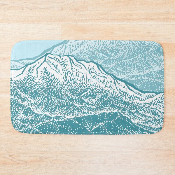 Item preview, Distant Snow- 遠雪 : linocut designed and sold by joyfultaylor.