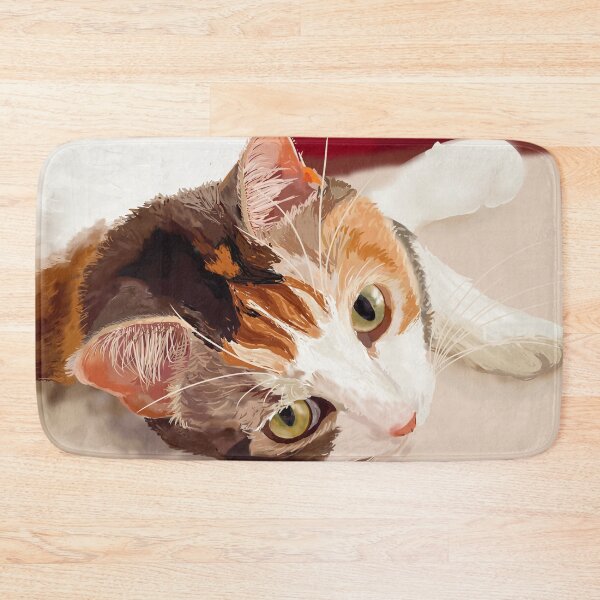 Item preview, Calico Cat in Recline designed and sold by MossyMemory.