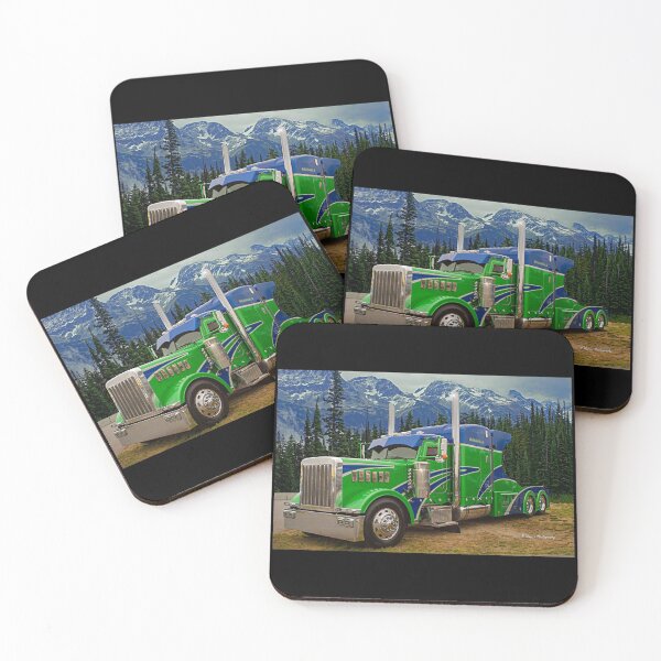 Item preview, Blue and Green Custom Peterbilt designed and sold by rharrisphotos.