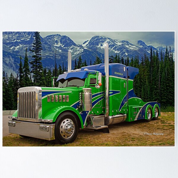Wet Paint Printing Semi Truck 18 Wheeler Tractor Trailer Stand in 60  Cardboard Standup - Wayfair Canada