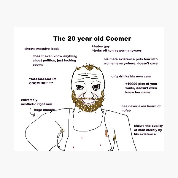 Yes Coomer Poster for Sale by ApproxInfinity