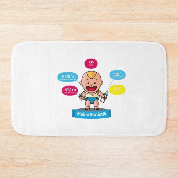 Item preview, Baby Stats Baby Body Longarm Stickers 09630 designed and sold by HustleChicken.