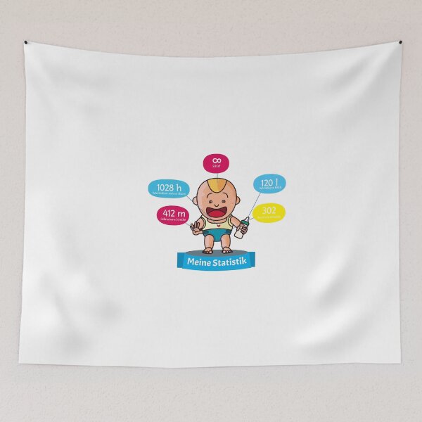 Item preview, Baby Stats Baby Body Longarm Stickers 09630 designed and sold by HustleChicken.