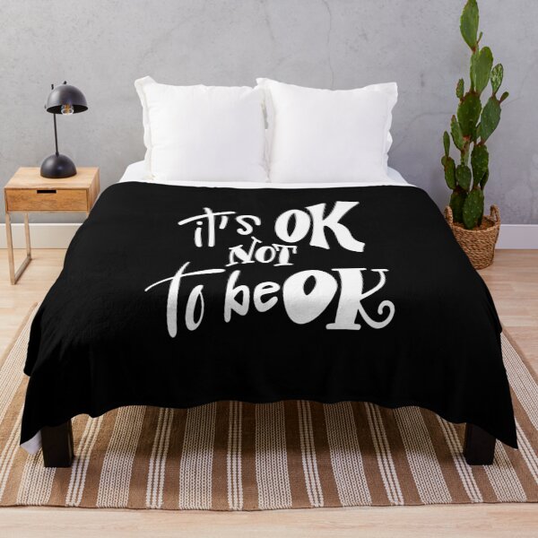Item preview, It Is Ok Not To Be Ok Inspirational Quotes designed and sold by ProjectX23.