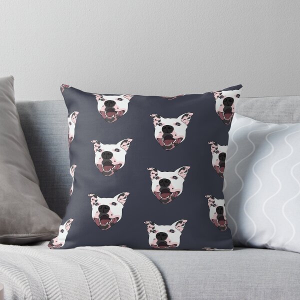 Item preview, Black and White Pitbull Puppy designed and sold by Kathleen Gillespie.