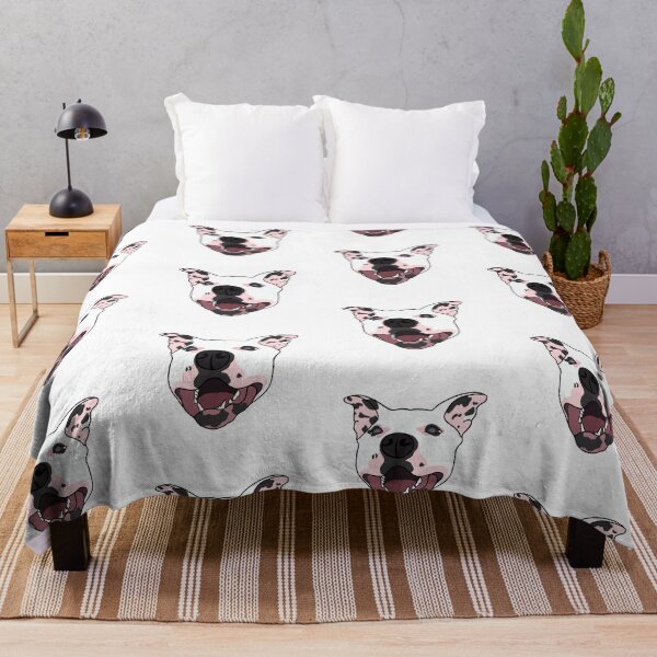 Item preview, Black and White Pitbull Puppy designed and sold by Kathleen Gillespie.