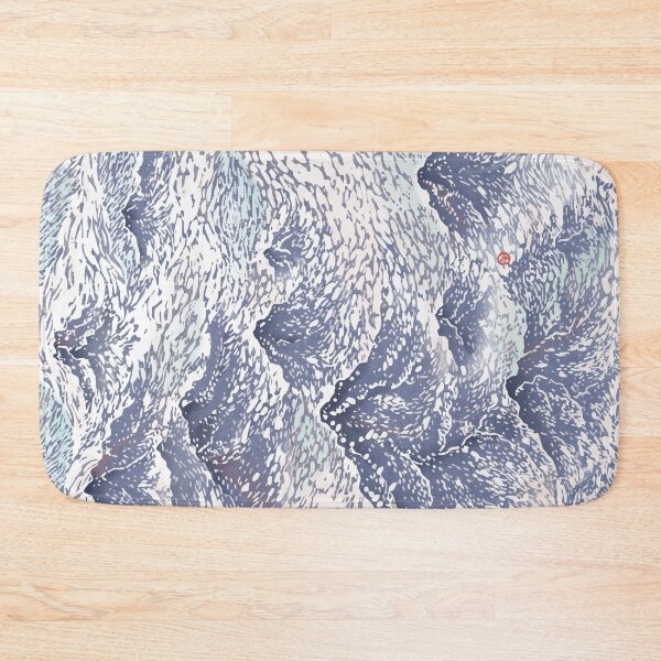 Item preview, Distant View - 遠望 series -Linocut designed and sold by joyfultaylor.