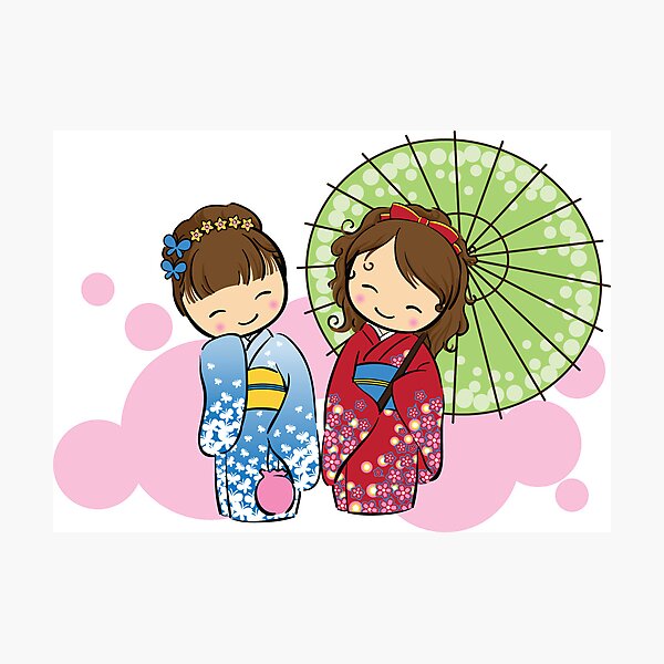 Artikelvorschau, Little Japanese girls entworfen und verkauft von funfang.
