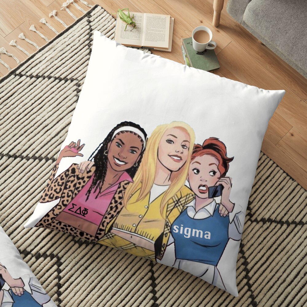 clueless sigma Floor Pillow