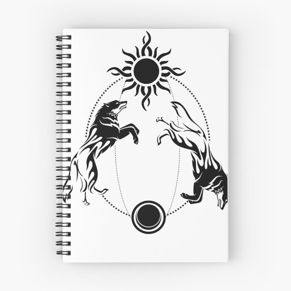 Item preview, Sköll and Hati designed and sold by twentyfourrunes.