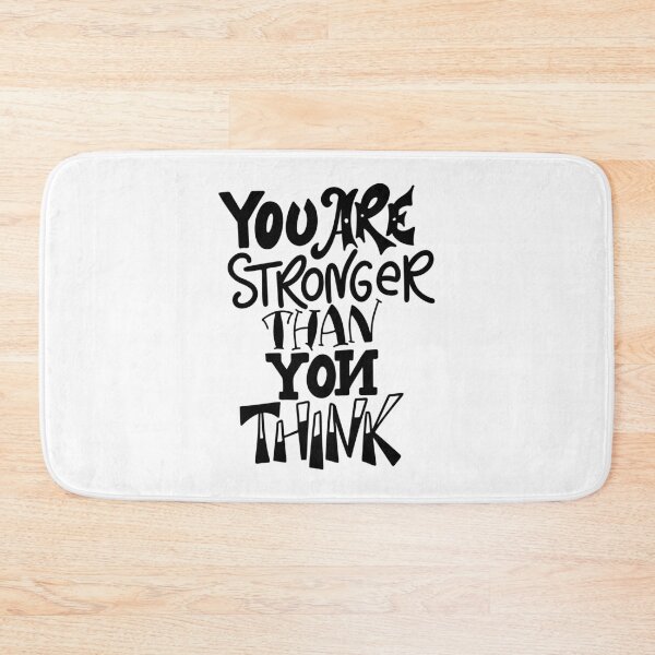Item preview, You Are Stronger Than You Think Inspirational Quotes designed and sold by ProjectX23.