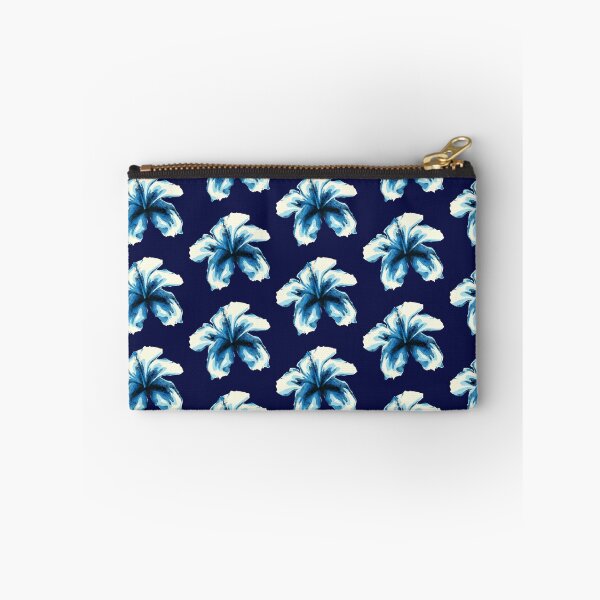 Aperçu de l'œuvre Hibiscus bleu en demi-teinte créée et vendue par AnnArtshock.