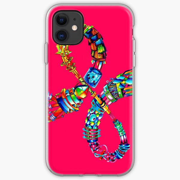 Everything Fits Together - Illustration - Color it Yourself! iPhone Soft Case