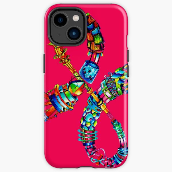 Everything Fits Together - Illustration - Color it Yourself! iPhone Tough Case