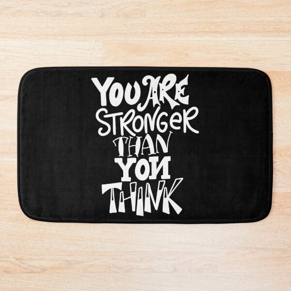 Item preview, You Are Stronger Than You Think Inspirational Quotes designed and sold by ProjectX23.