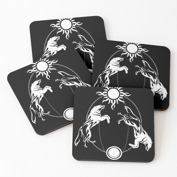 Item preview, Sköll and Hati designed and sold by twentyfourrunes.