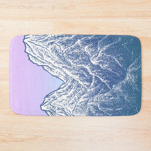 Item preview, 遠望 series -"Valley" - Linocut designed and sold by joyfultaylor.