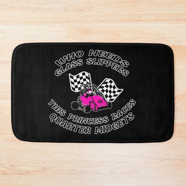 Item preview, No Glass Slippers Princess Loves Racing Quarter Midget Cars designed and sold by GabiBlaze.