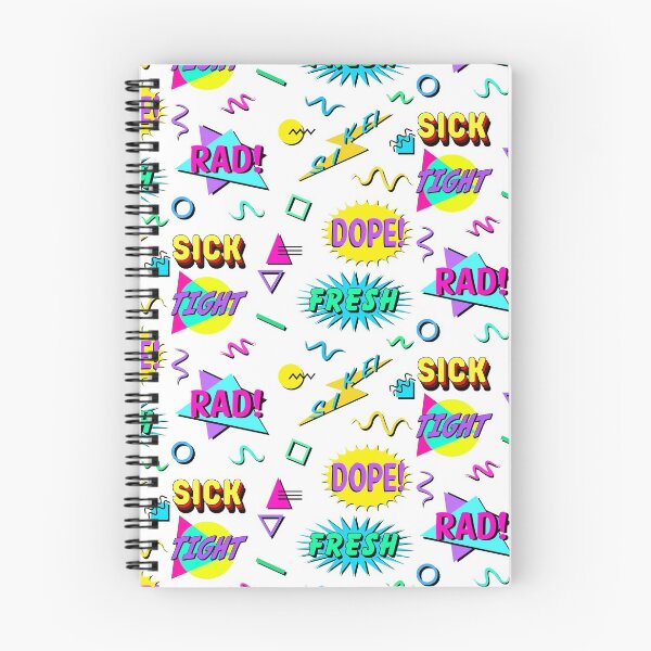 Item preview, 1990s Nineties Kids Sayings Phrases and Patterns ~ 90s Repeating Pattern and Sticker Sheet Slang Collection Bundle Pack Set designed and sold by Neon-Wolf.