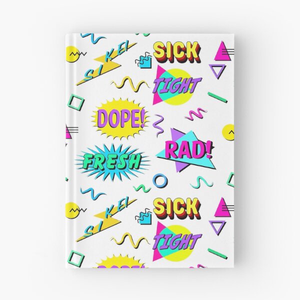 Item preview, 1990s Nineties Kids Sayings Phrases and Patterns ~ 90s Repeating Pattern and Sticker Sheet Slang Collection Bundle Pack Set designed and sold by Neon-Wolf.