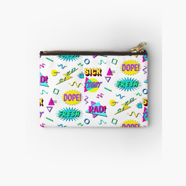 Item preview, 1990s Nineties Kids Sayings Phrases and Patterns ~ 90s Repeating Pattern and Sticker Sheet Slang Collection Bundle Pack Set designed and sold by Neon-Wolf.