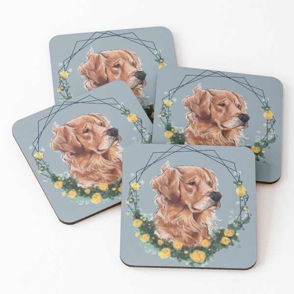 Item preview, Golden Retriever designed and sold by Ellen Fox Art.