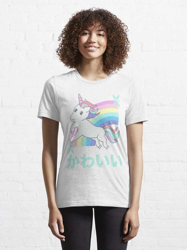 Cute Unicorn and Rainbow Ugly Christmas Sweater Kawaii Knitted Design Essential T Shirt for Sale by Good Find Redbubble