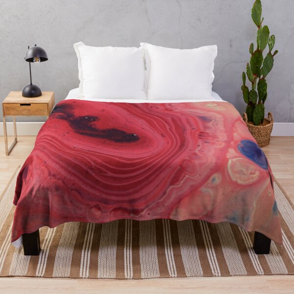 Item preview, Abstract Pink Oil Slick Tye Dye Painting designed and sold by PODLizardWizard.