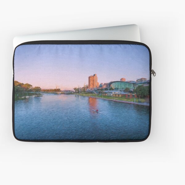 Item preview, Adelaide Riverbank at Sunset   (digital painting) designed and sold by Ray's Photos & Art.