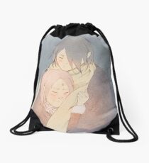 Keep me warm Drawstring Bag