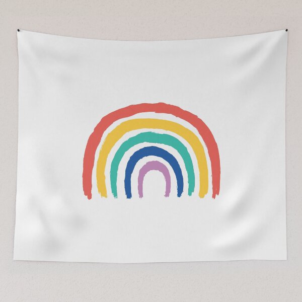 Item preview, painted rainbow, colorful, child designed and sold by DerSenat.