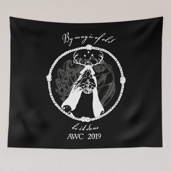 Item preview, AWC 2019: By magic of old - Australian Wiccan Conference - White designed and sold by PaganCollective.