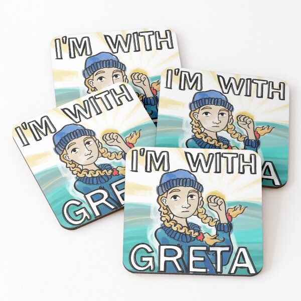 Item preview, I'm with Greta Thunberg designed and sold by Bambiiarts.
