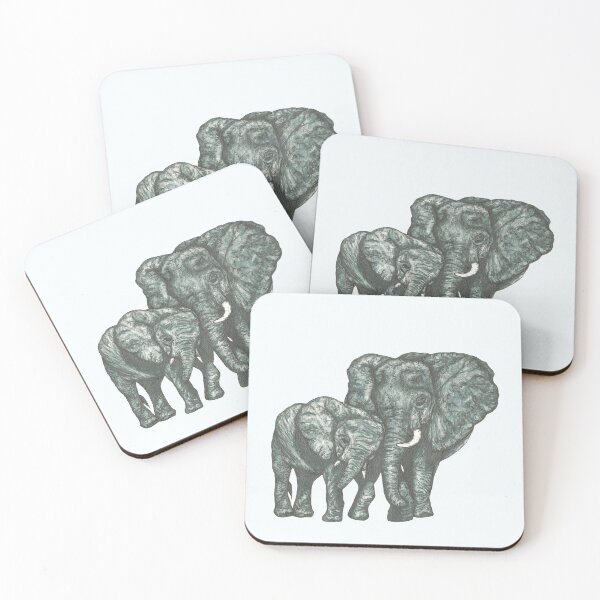 Item preview, Elephants designed and sold by SerenSketches.