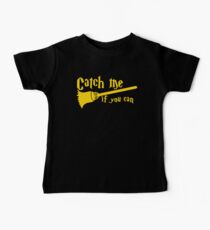 Fang mich, wenn du Zauberstabbesen Magie kannst! Baby T-Shirt