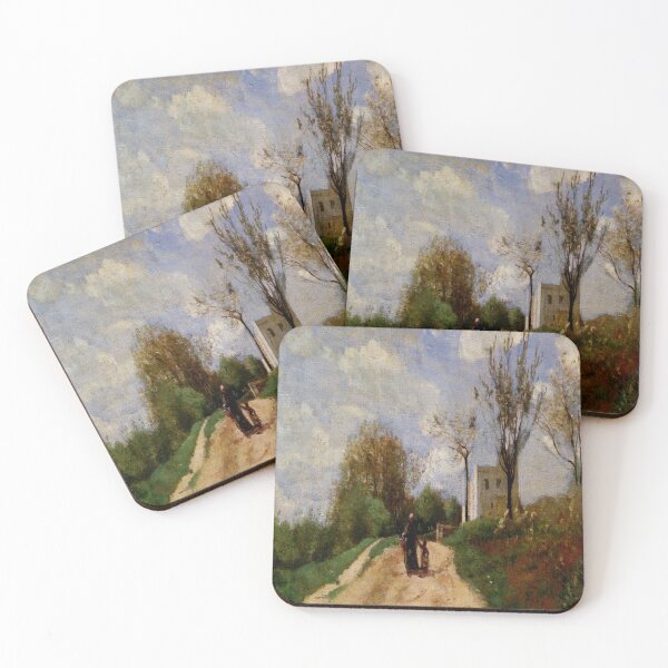 Item preview, The Path Leading to the House-Camille Corot designed and sold by LexBauer.