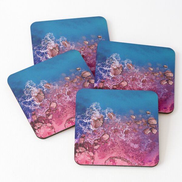 Item preview, Aerial Pink Beach  designed and sold by The-Drone-Man.